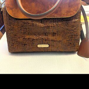 L'Artiste Distressed Leather Purse